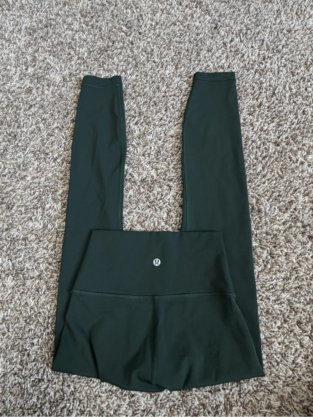 LuluLemon High-Rise Dark Green Leggings